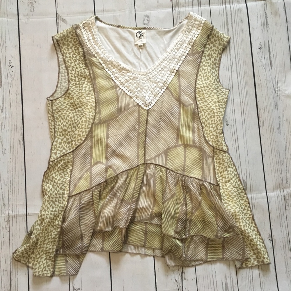 Anthro | One September Sleeveless Blouse